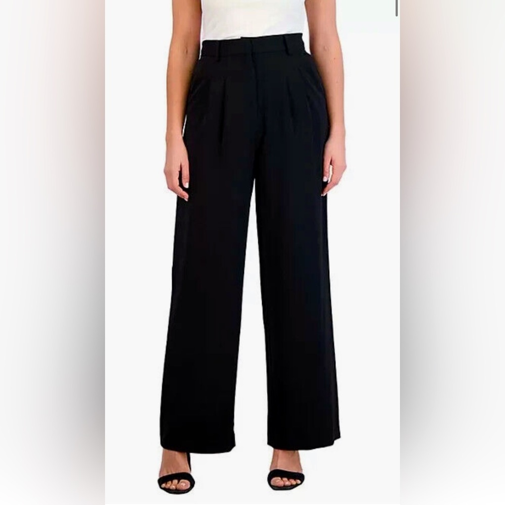 NWT French connection Wide Leg trousers size Large